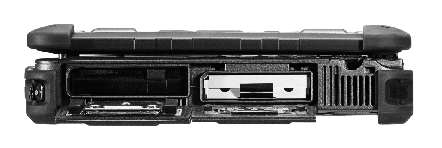 right side view of X500's ports